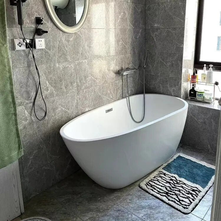 Alfombra de Baño Hecha a Mano – Diseño Abstracto para Baños Modernos-Bath Mats & Rugs-Hogar88-Hogar88