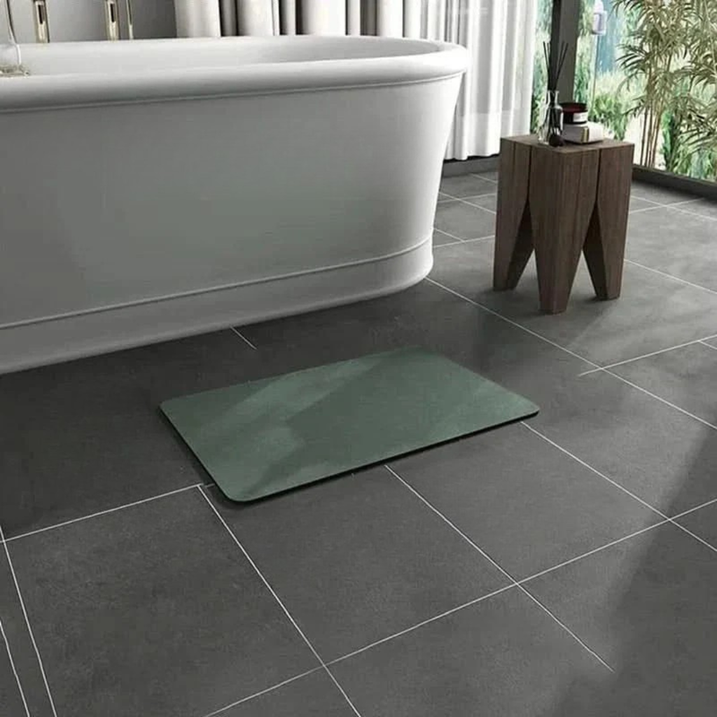 Alfombra de Baño de Diatomita Antideslizante – Secado Rápido-Bath Mats & Rugs-Hogar88-Hogar88