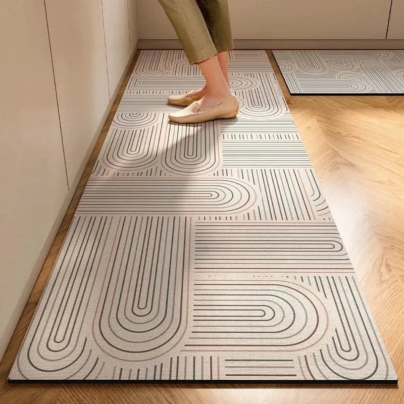 Alfombra de Cocina Antideslizante Minimalista – Fácil de Limpiar-Rugs-Hogar88-Hogar88
