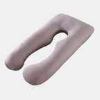 Almohada de Embarazo y Lactancia en Forma de U – Confort Total para Dormir-Pillows-Hogar88-Gris-Hogar88