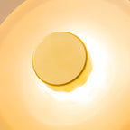 Aplique Curvo de Cristal Nórdico – Luz LED Minimalista Japandi-Wall light-Hogar88-Hogar88