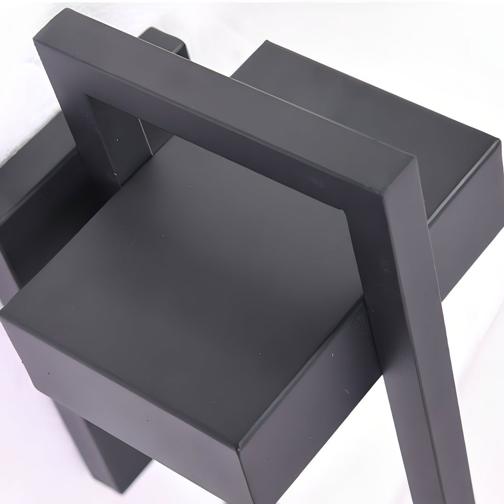 Aplique Exterior Negro de Acero – Iluminación Moderna IP65-Wall Light Fixtures-Hogar88-Hogar88