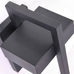 Aplique Exterior Negro de Acero – Iluminación Moderna IP65-Wall Light Fixtures-Hogar88-Hogar88