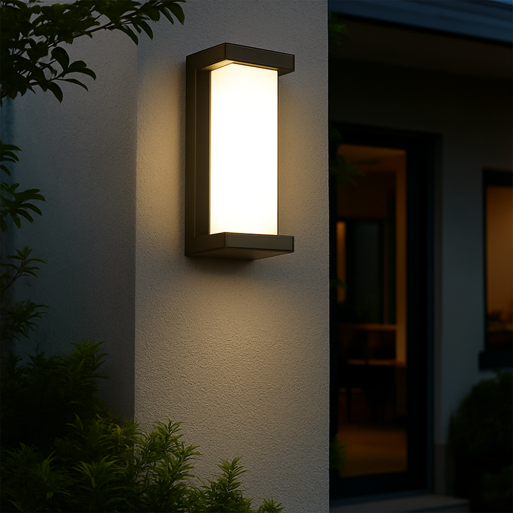 Aplique LED Exterior con Sensor – Luz Impermeable IP66 para Jardín-Wall Lights-Hogar88-Hogar88