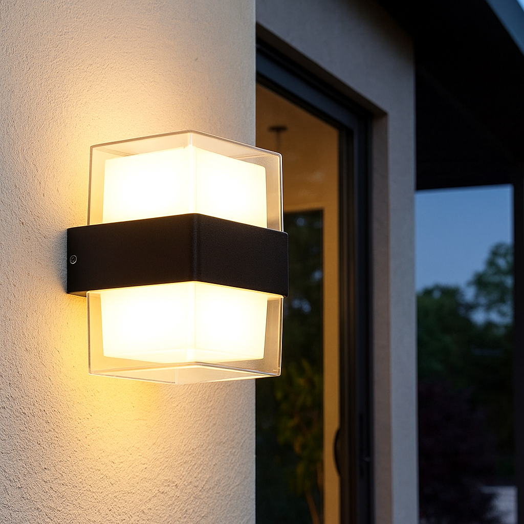 Aplique LED Exterior con Sensor – Luz Impermeable IP66 para Jardín-Wall Lights-Hogar88-Hogar88