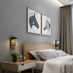 Aplique LED con Estante y USB – Lámpara de Pared de Aluminio-Bedside Lamps-Hogar88-Hogar88