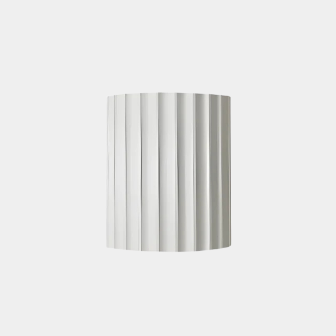 Aplique Minimalista de Resina – Luz de Pared con Textura Ondulada-Wall light-Hogar88-Blanco-Hogar88