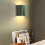 Aplique Minimalista de Resina – Luz de Pared con Textura Ondulada-Wall light-Hogar88-Hogar88