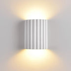 Aplique Minimalista de Resina – Luz de Pared con Textura Ondulada-Wall light-Hogar88-Hogar88
