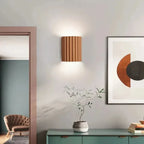 Aplique Minimalista de Resina – Luz de Pared con Textura Ondulada-Wall light-Hogar88-Hogar88