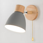 Aplique Nórdico de Madera con Interruptor – Luz Acogedora-Wall Light Fixtures-Hogar88-Hogar88