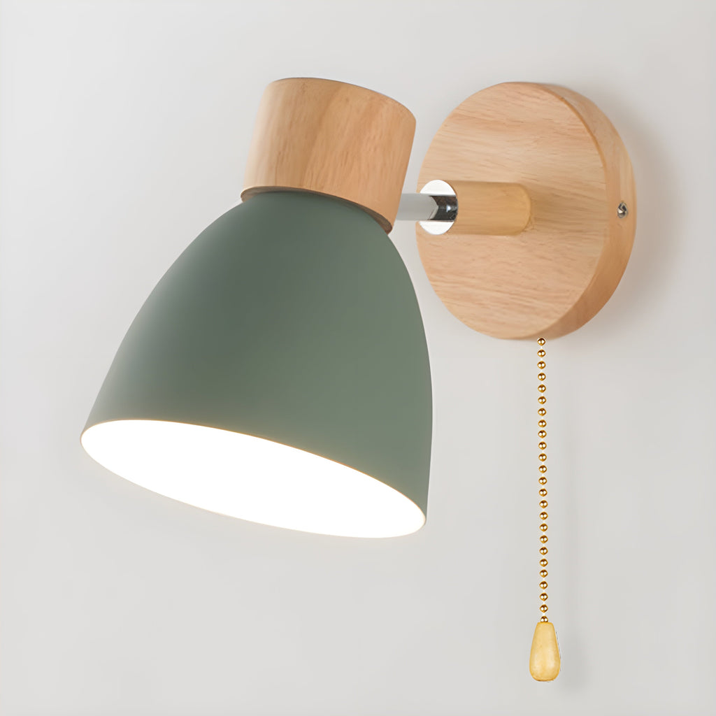 Aplique Nórdico de Madera con Interruptor – Luz Acogedora-Wall Light Fixtures-Hogar88-Hogar88