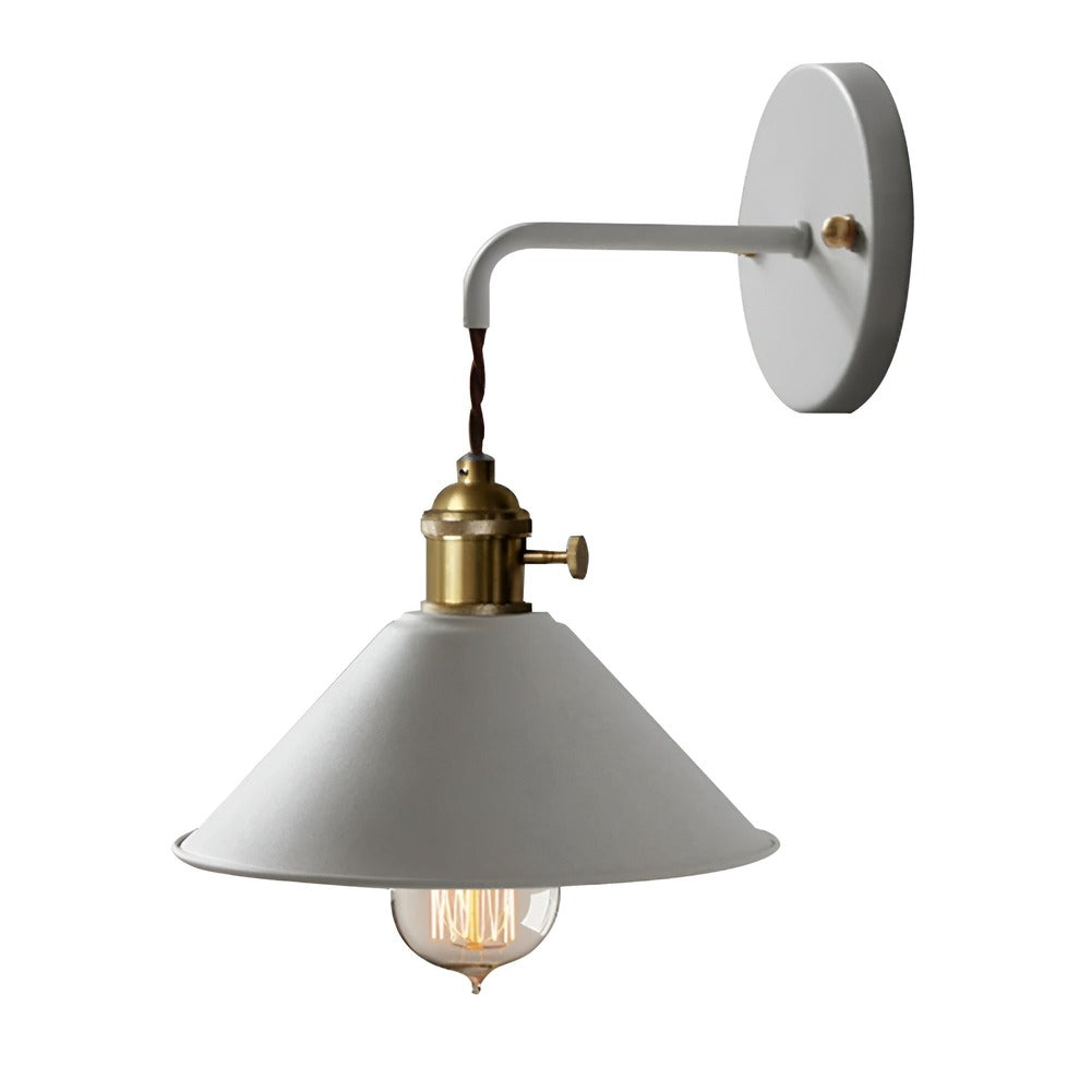 Aplique Retro de Metal – Lámpara de Pared Vintage Decorativa-Wall Light Fixtures-Hogar88-Hogar88