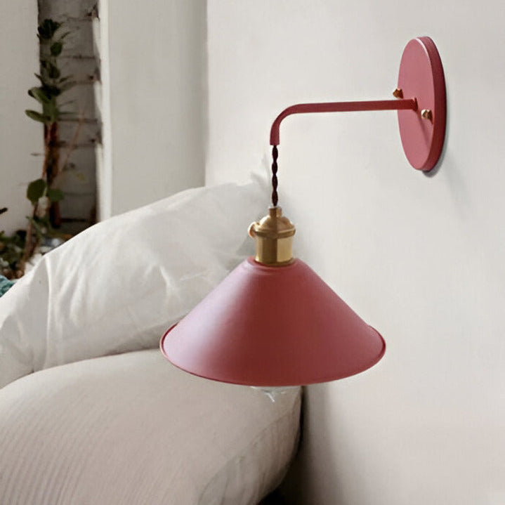 Aplique Retro de Metal – Lámpara de Pared Vintage Decorativa-Wall Light Fixtures-Hogar88-Hogar88