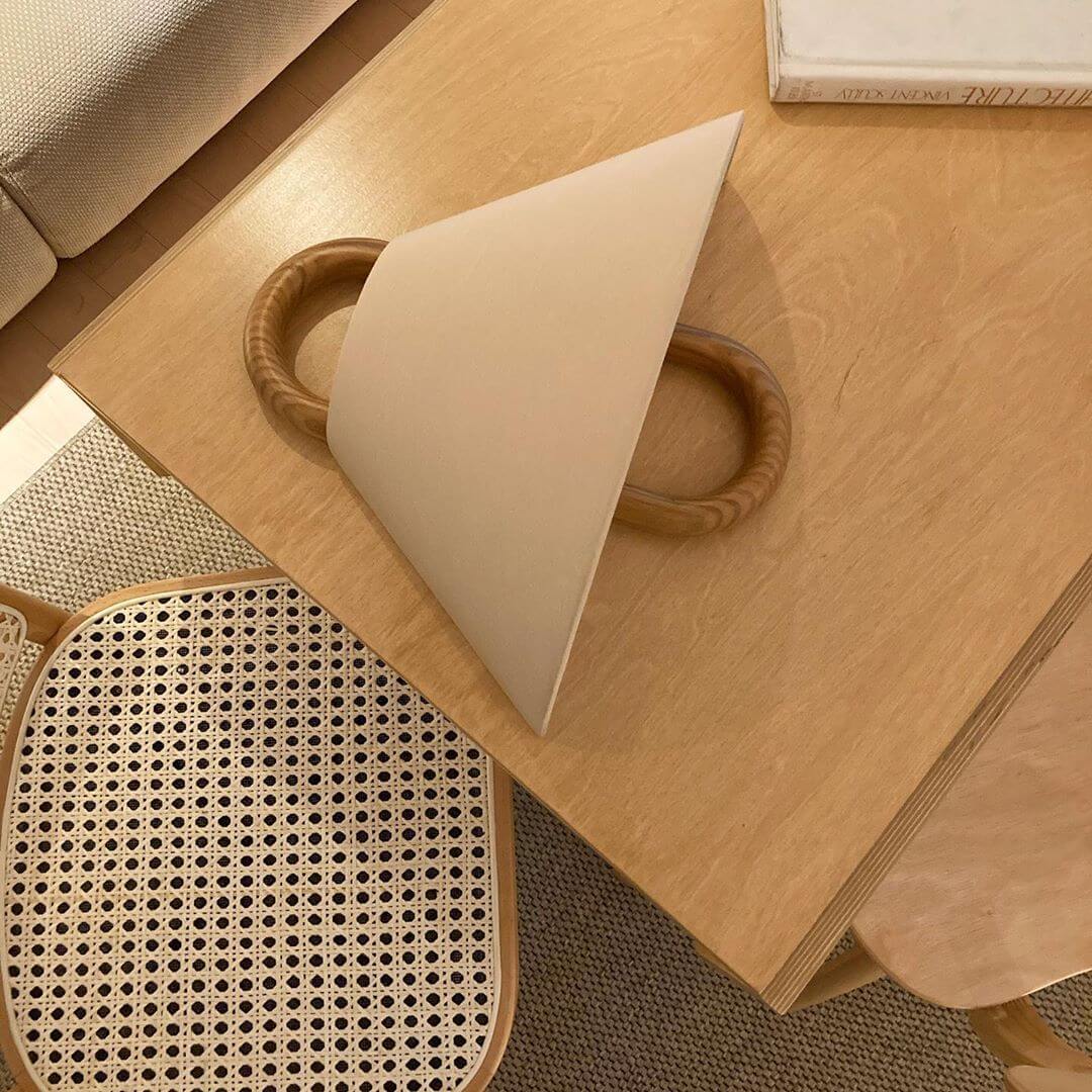 Aplique de Madera Semicírculo – Diseño Plegado para Ambientes Acogedores-Wall Light Fixtures-Hogar88-Hogar88