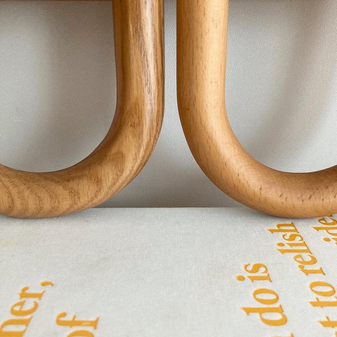 Aplique de Madera Semicírculo – Diseño Plegado para Ambientes Acogedores-Wall Light Fixtures-Hogar88-Hogar88