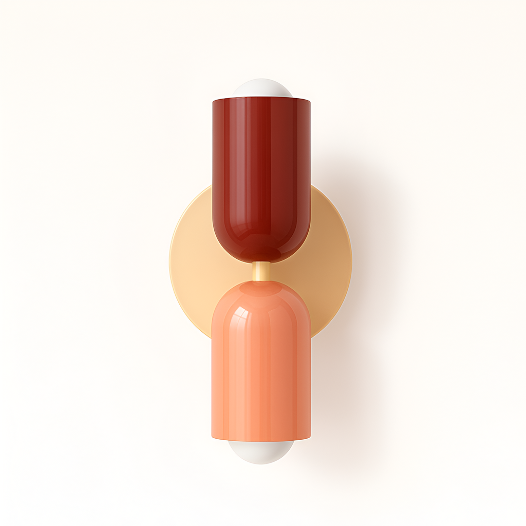 Aplique de Pared Bicolor – Luz Moderna con Diseño Elegante-Wall Light Fixtures-Hogar88-Hogar88