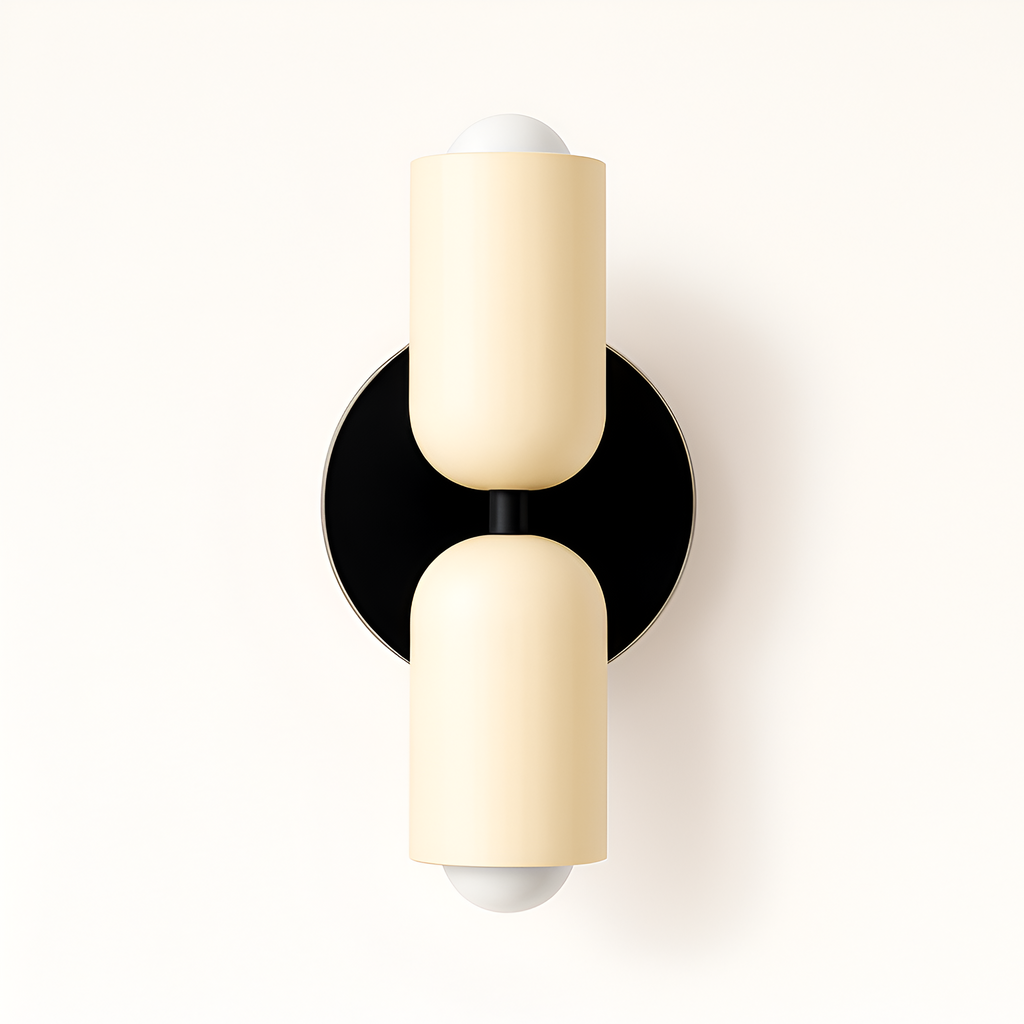 Aplique de Pared Bicolor – Luz Moderna con Diseño Elegante-Wall Light Fixtures-Hogar88-Hogar88