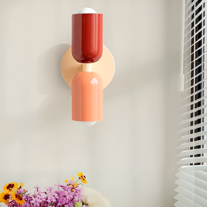 Aplique de Pared Bicolor – Luz Moderna con Diseño Elegante-Wall Light Fixtures-Hogar88-Hogar88