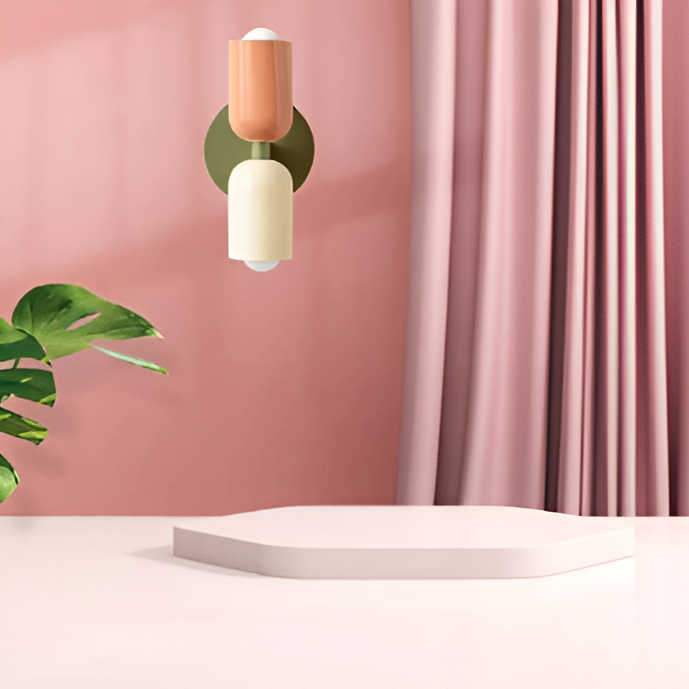Aplique de Pared Bicolor – Luz Moderna con Diseño Elegante-Wall Light Fixtures-Hogar88-Hogar88