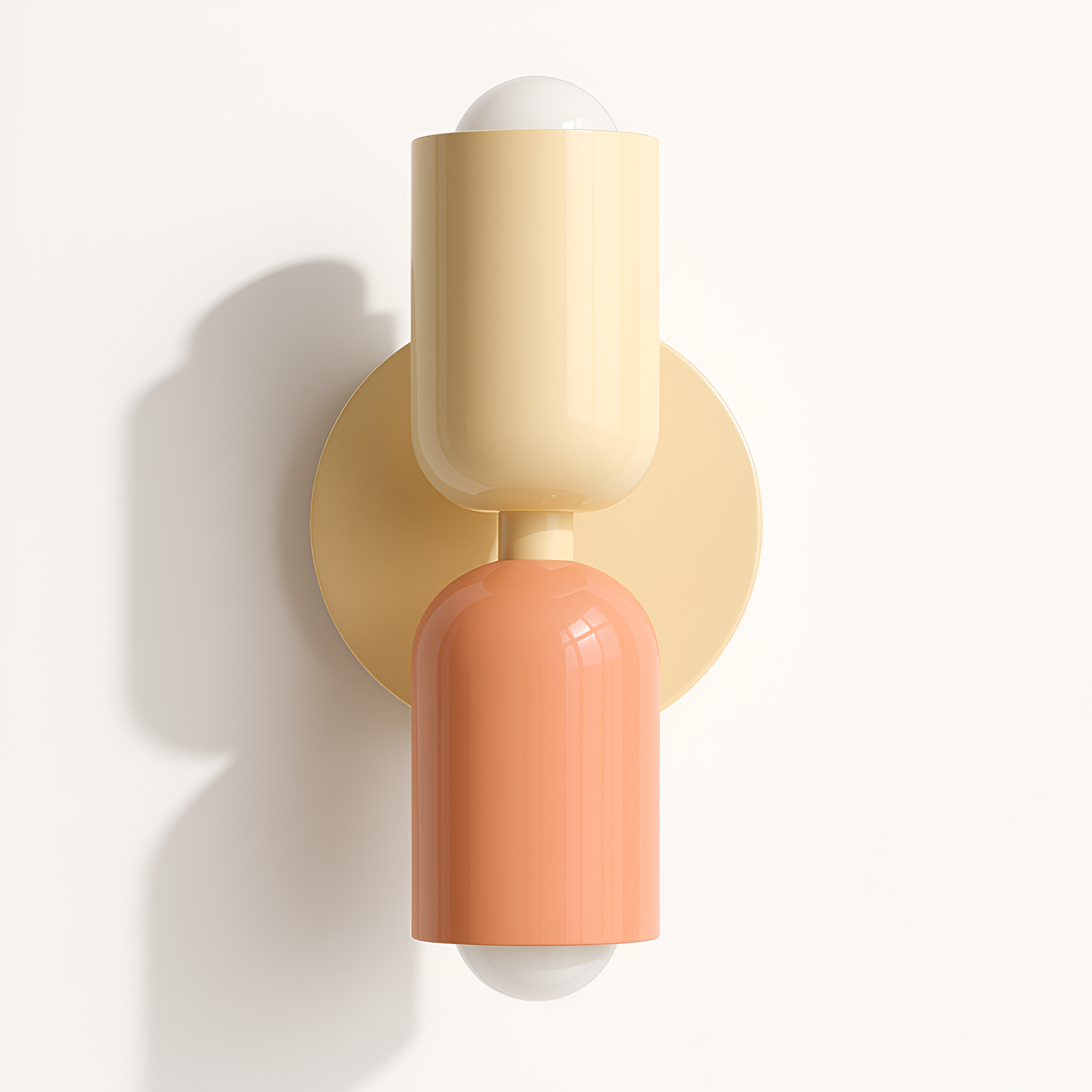 Aplique de Pared Bicolor – Luz Moderna con Diseño Elegante-Wall Light Fixtures-Hogar88-Hogar88