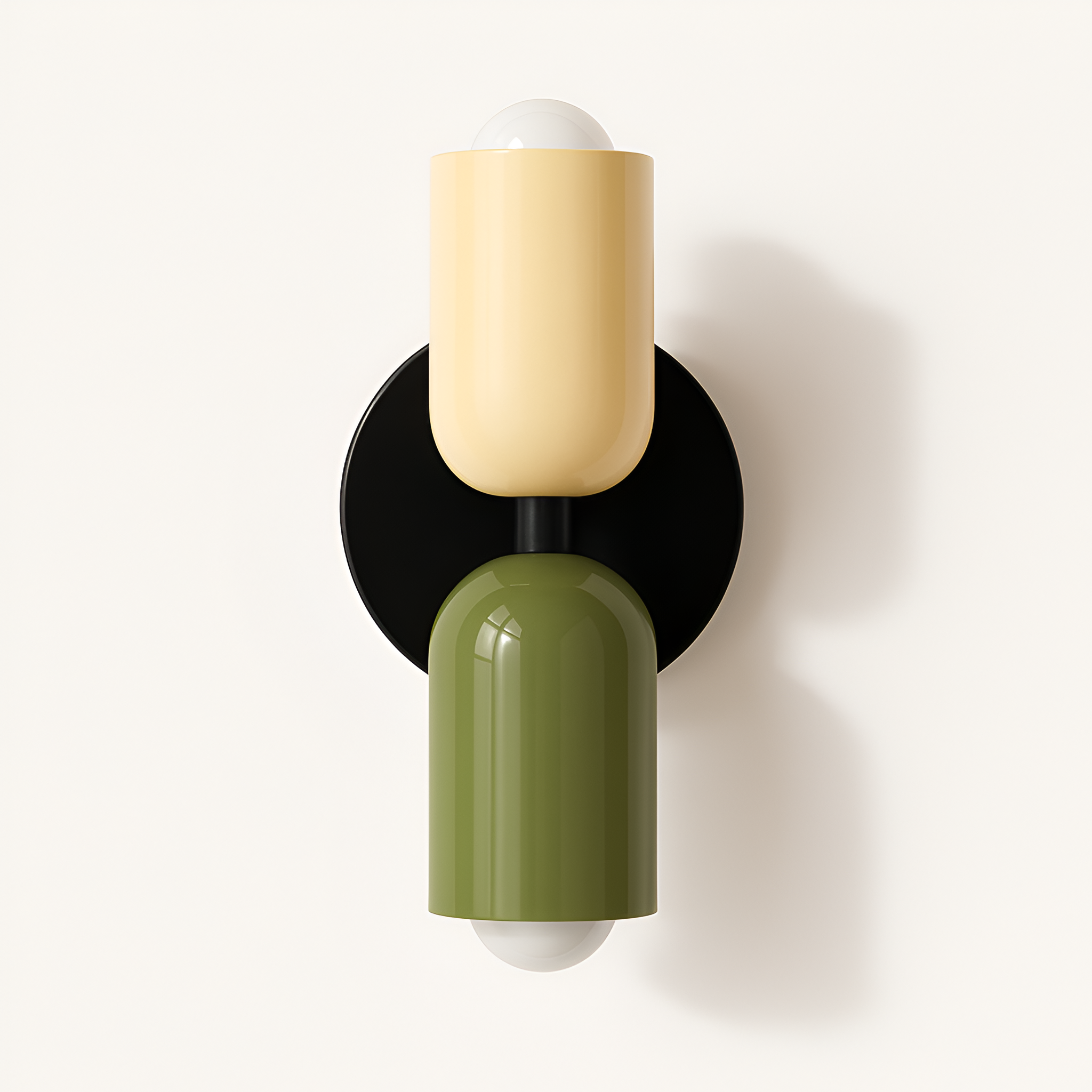 Aplique de Pared Bicolor – Luz Moderna con Diseño Elegante-Wall Light Fixtures-Hogar88-Hogar88