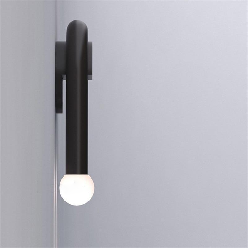 Aplique de Pared Doble Arco de Metal – Iluminación Moderna Minimalista-Wall Light Fixtures-Hogar88-Hogar88