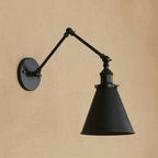 Aplique de Pared Industrial Cónico – Estilo Rústico para Dormitorio-Wall Light Fixtures-Hogar88-Hogar88