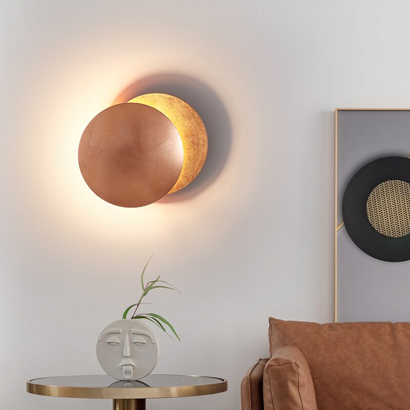 Aplique de Pared LED Inspirado en Eclipse Solar Decorativo – Moderno, Artístico y Sofisticado-Lamp-Hogar88-Hogar88
