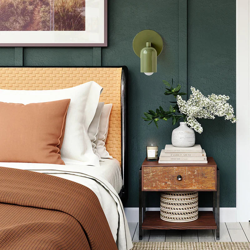 Aplique de Pared Minimalista de Vidrio de Color Moderno – Elegante y Compacto-Lamp-Hogar88-Hogar88