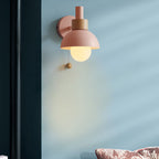 Aplique de Pared Nórdico Macaron – Luz LED Decorativa Moderna-Wall Light Fixtures-Hogar88-Hogar88