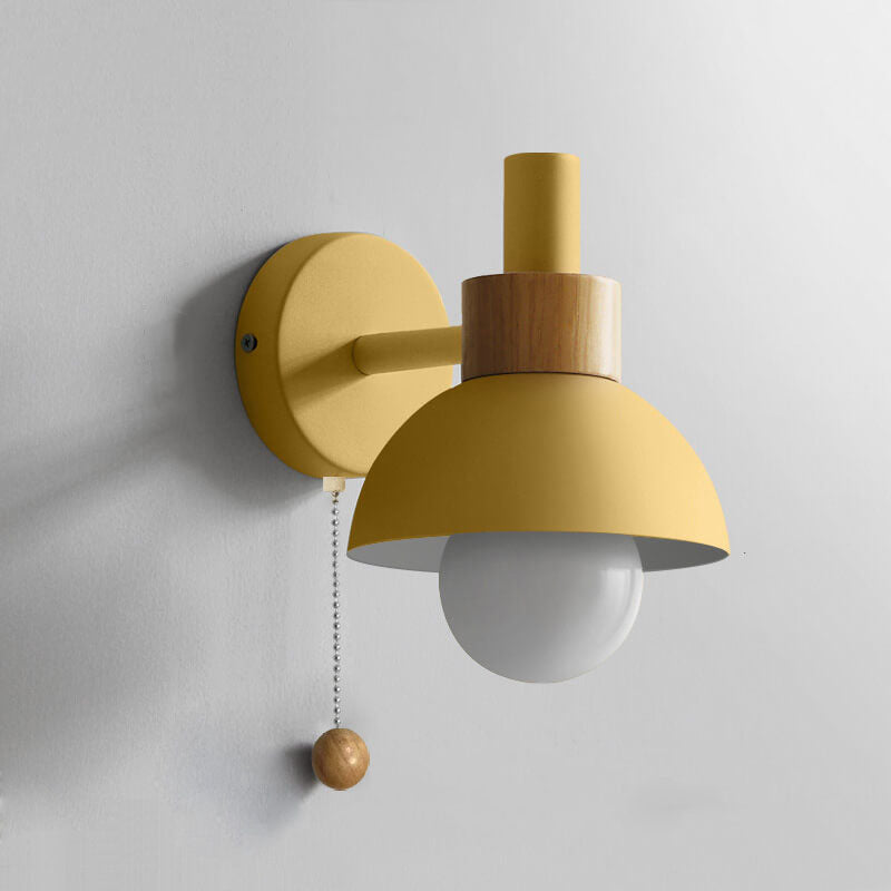 Aplique de Pared Nórdico Macaron – Luz LED Decorativa Moderna-Wall Light Fixtures-Hogar88-Hogar88