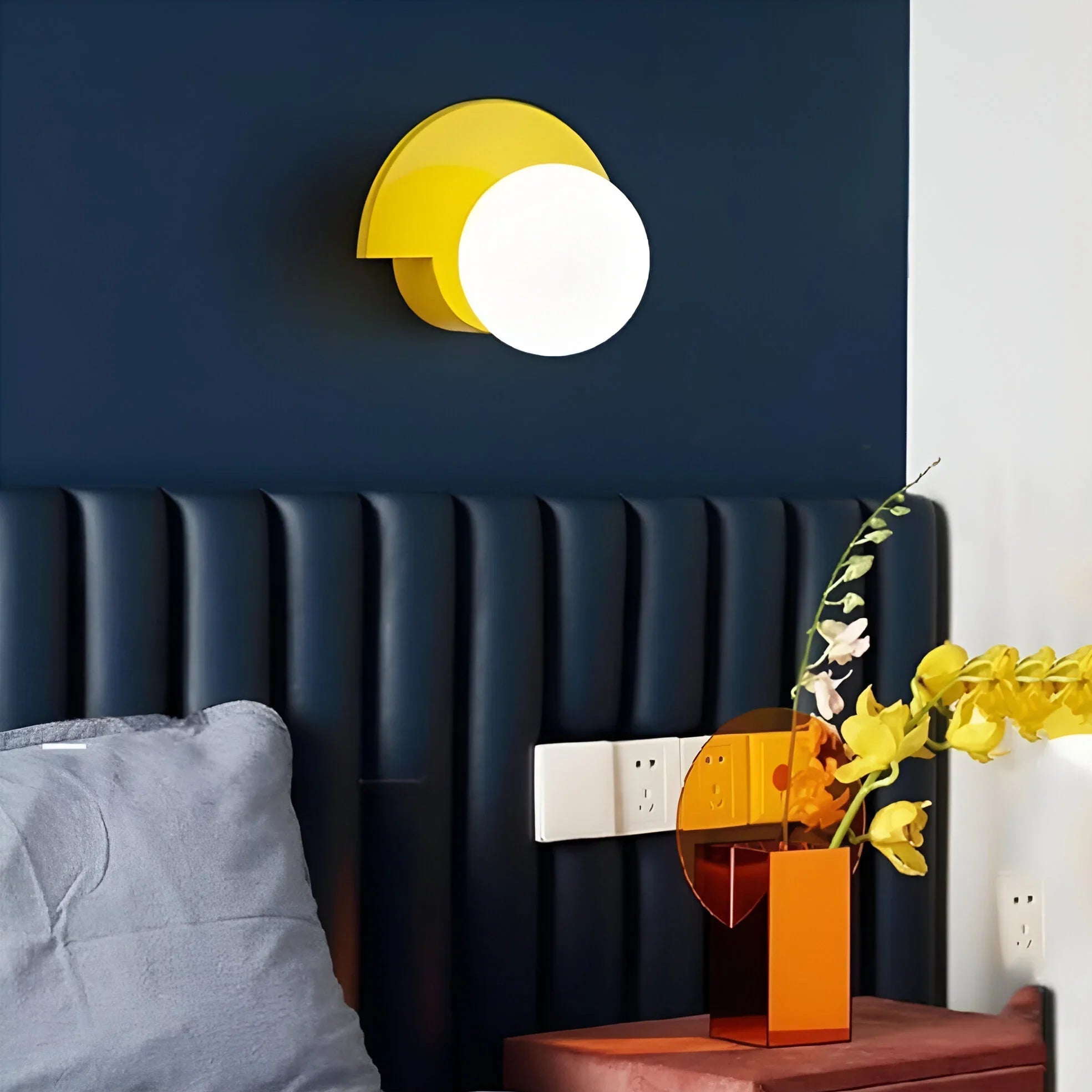 Aplique de Pared Semicircular Moderno – Luz Decorativa LED-Wall Light Fixtures-Hogar88-Hogar88