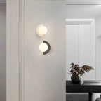 Aplique de Pared Semicircular Moderno – Luz Decorativa LED-Wall Light Fixtures-Hogar88-Hogar88