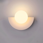 Aplique de Pared Semicircular Moderno – Luz Decorativa LED-Wall Light Fixtures-Hogar88-Hogar88