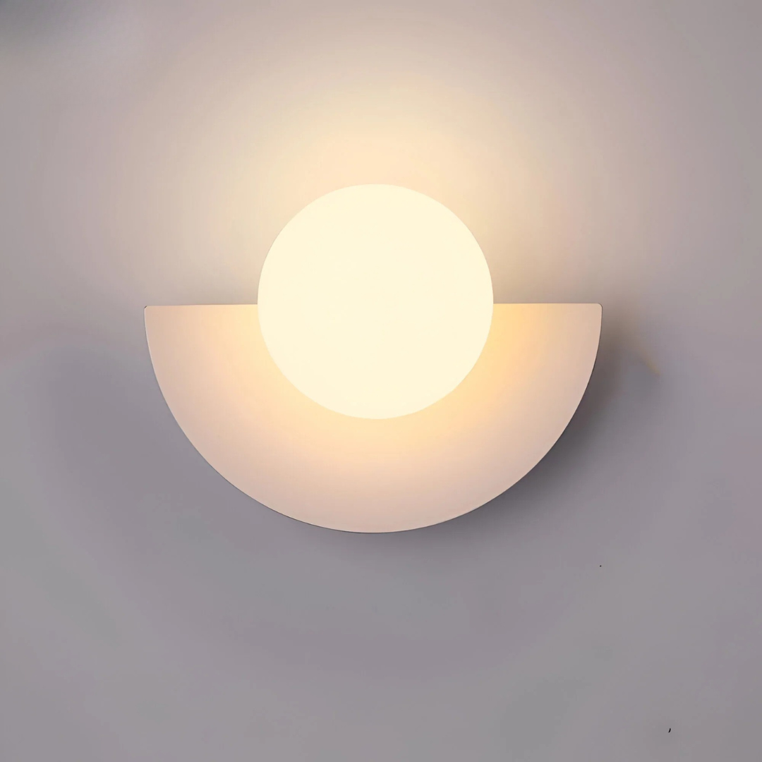 Aplique de Pared Semicircular Moderno – Luz Decorativa LED-Wall Light Fixtures-Hogar88-Hogar88