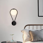 Aplique de Pared con Globo y Bucle – Diseño Moderno Elegante-Wall Light Fixtures-Hogar88-Hogar88