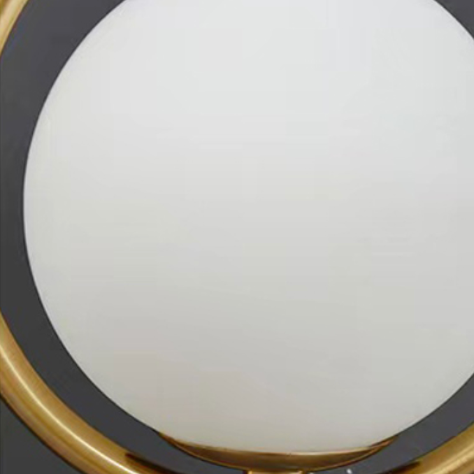Aplique de Pared con Globo y Bucle – Diseño Moderno Elegante-Wall Light Fixtures-Hogar88-Hogar88