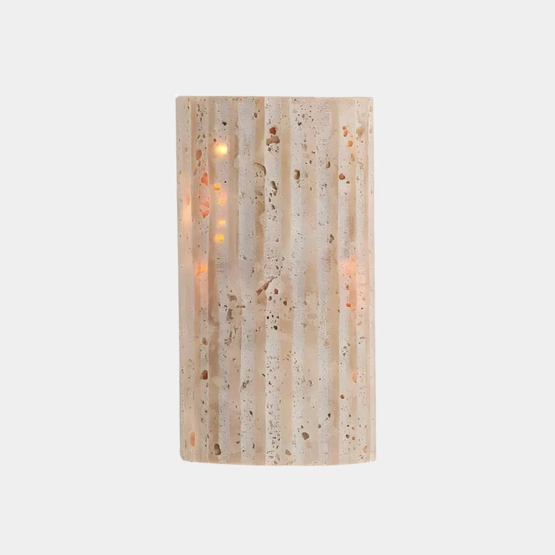 Aplique de Piedra Natural – Luz Decorativa para Interiores Modernos-Wall Light Fixtures-Hogar88-Hogar88