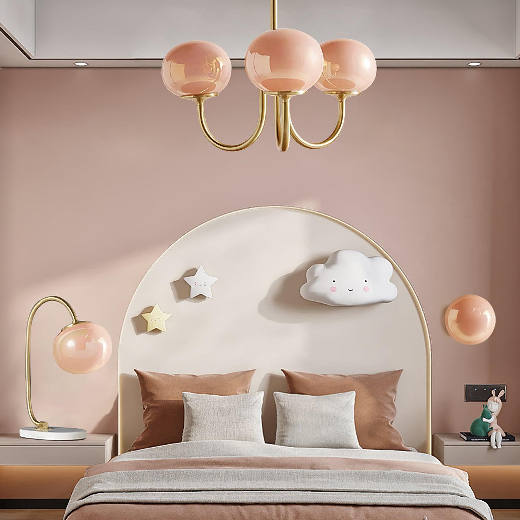 Araña de Techo Moderna de Vidrio con Acabado Dorado Decorativo – Elegante, Sofisticada y Versátil-Lamp-Hogar88-Hogar88