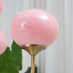 Araña de Techo Moderna de Vidrio con Acabado Dorado Decorativo – Elegante, Sofisticada y Versátil-Lamp-Hogar88-Hogar88