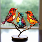 Aves Decorativas de Metal – Esculturas Coloridas para Hogar y Oficina-Sculptures & Statues-Hogar88-Hogar88