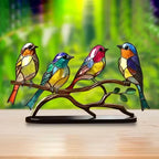 Aves Decorativas de Metal – Esculturas Coloridas para Hogar y Oficina-Sculptures & Statues-Hogar88-Hogar88