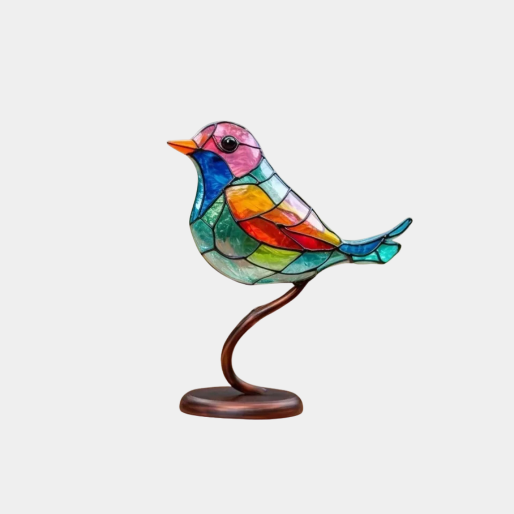 Aves Decorativas de Metal – Esculturas Coloridas para Hogar y Oficina-Sculptures & Statues-Hogar88-Hogar88