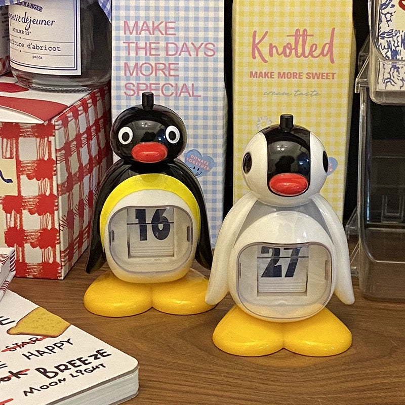 Calendario Pingüino – Calendario Perpetuo Creativo de Escritorio-Desk Calendars-Hogar88-Hogar88