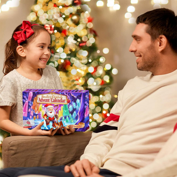 Calendario de Adviento Espiritual de Cristales Navideños – 24 Piedras de Mindfulness para la Paz Interior-Advent calendar-Hogar88-Hogar88