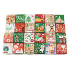 Calendario de Adviento Navideño con 24 Cajas Numeradas – Decoración Festiva y Cajas de Regalo Rojas y Verdes-Advent Calendars-Hogar88-Hogar88