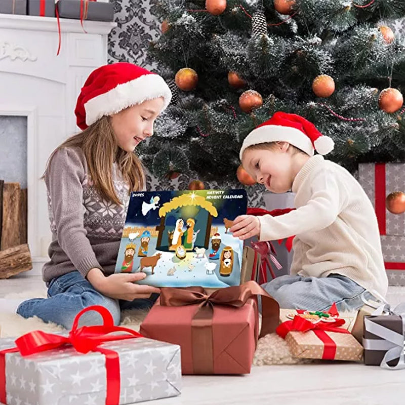 Calendario de Adviento Navideño con Belén para Niños – Educativo, Divertido y Tradicional-Advent Calendars-Hogar88-Hogar88
