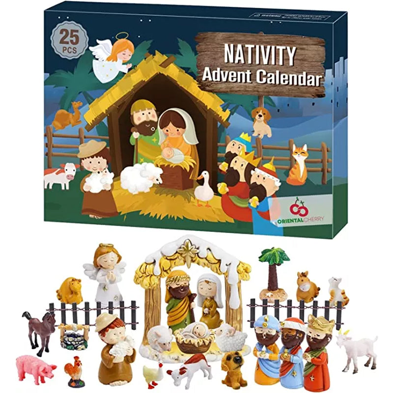 Calendario de Adviento Navideño con Belén para Niños – Educativo, Divertido y Tradicional-Advent Calendars-Hogar88-Hogar88