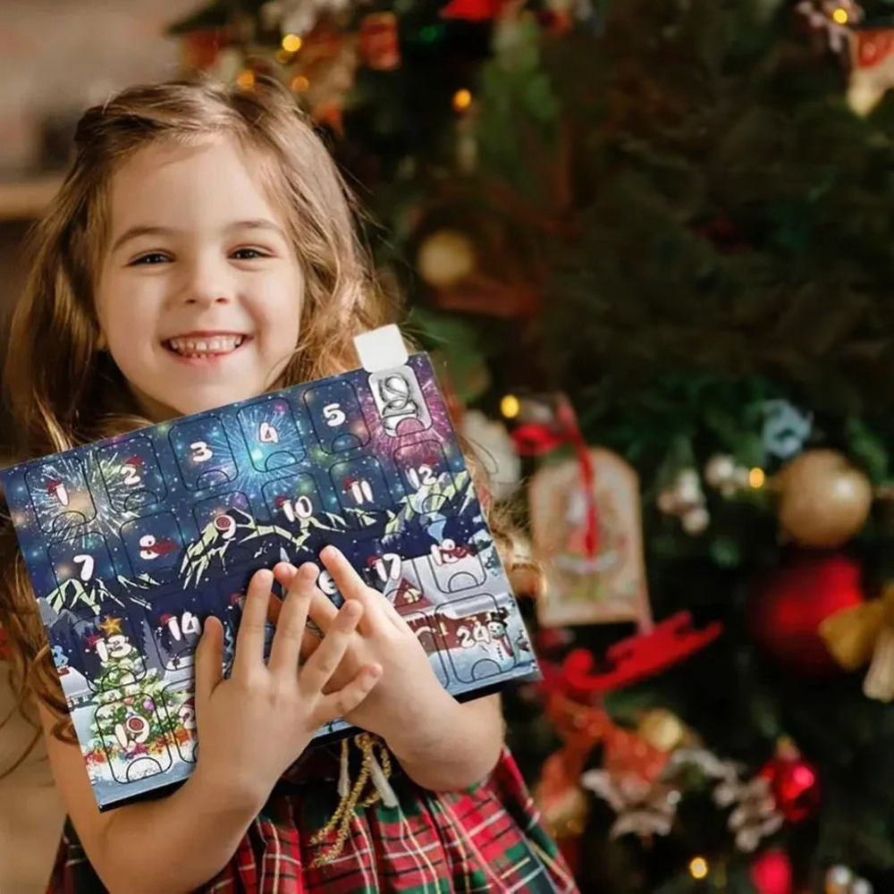 Calendario de Adviento Navideño de Rompecabezas Metálicos – 24 Juegos de Ingenio y Diversión Educativa para Todas las Edades-Advent calendar-Hogar88-Hogar88